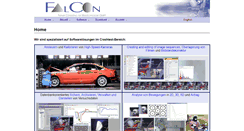 Desktop Screenshot of falcon.de